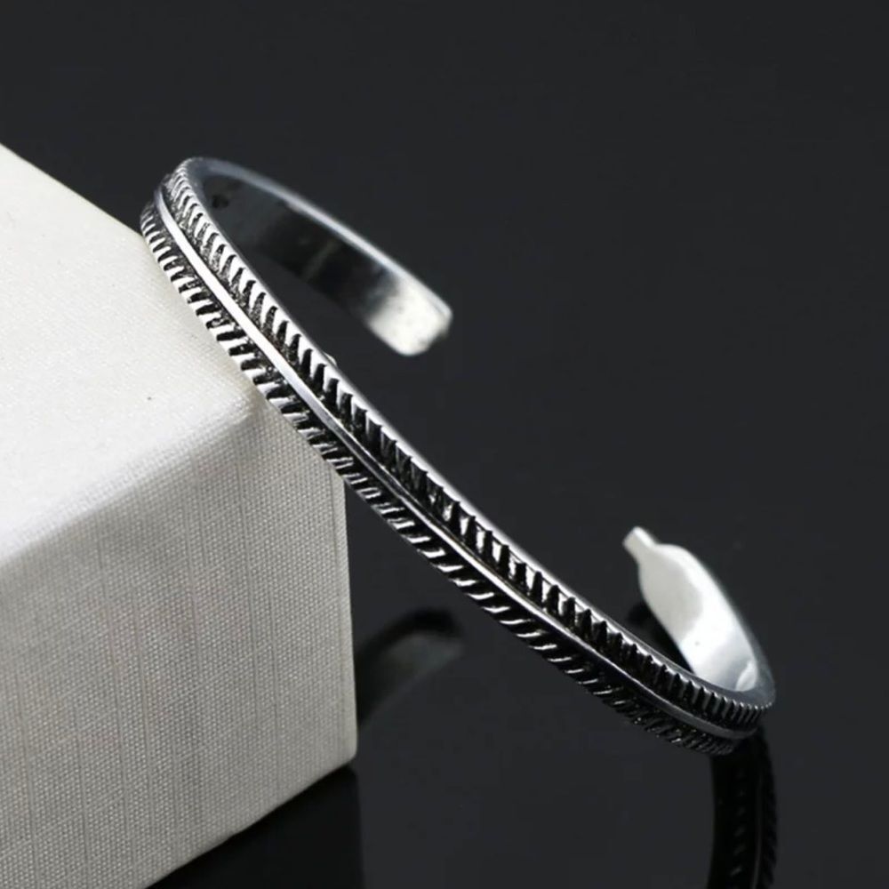 New Retro, Vintage Silver Bracelet for Women and Men
